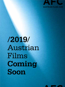 2019/ Austrian Films Coming Soon