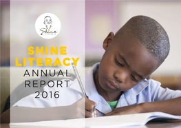 ANNUAL REPORT 2016 OUR VISION a Nation of Readers