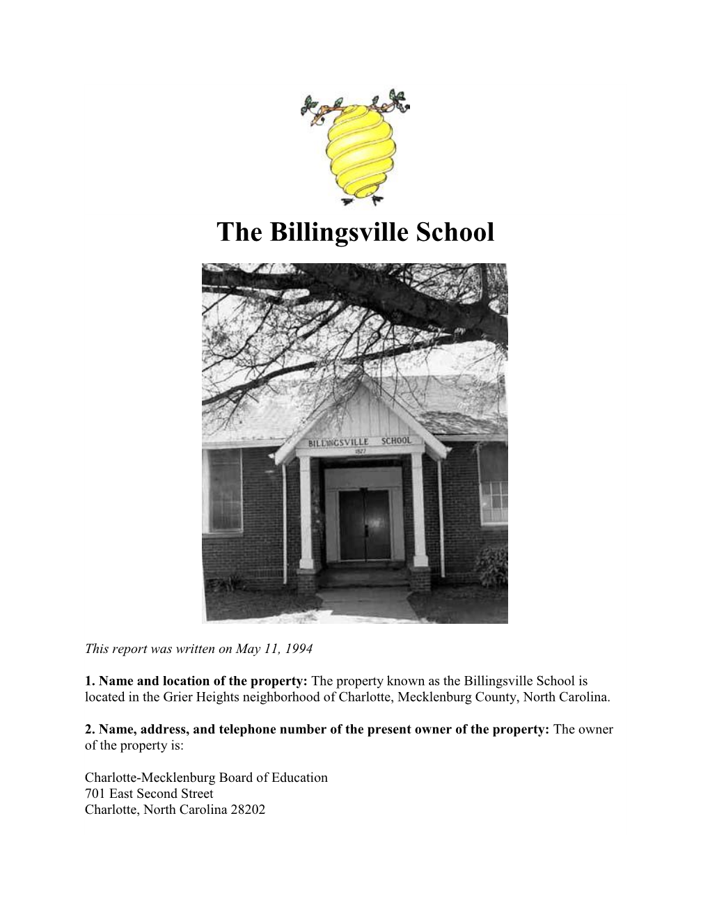 The Billingsville School