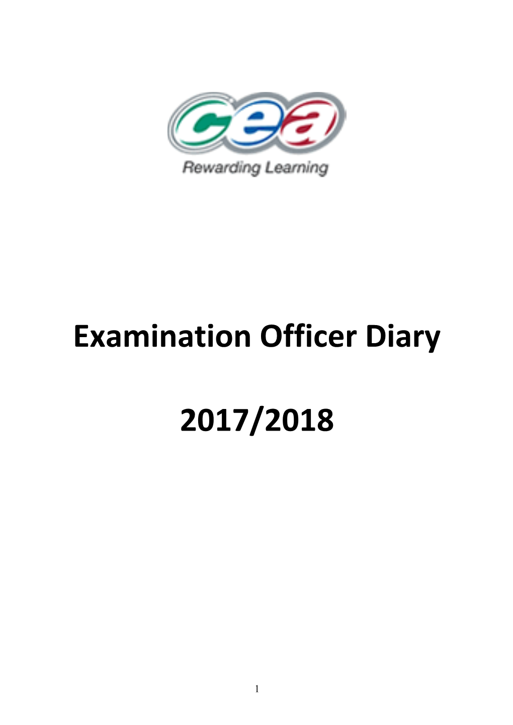 Examination Officer Diary