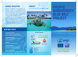 Pacific Biodiversity Blue Belt Project