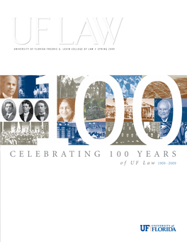 Celebrating 100 Years of UF Law 1909 - 2009 Letters to Lindy