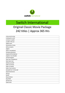 Download Package List As