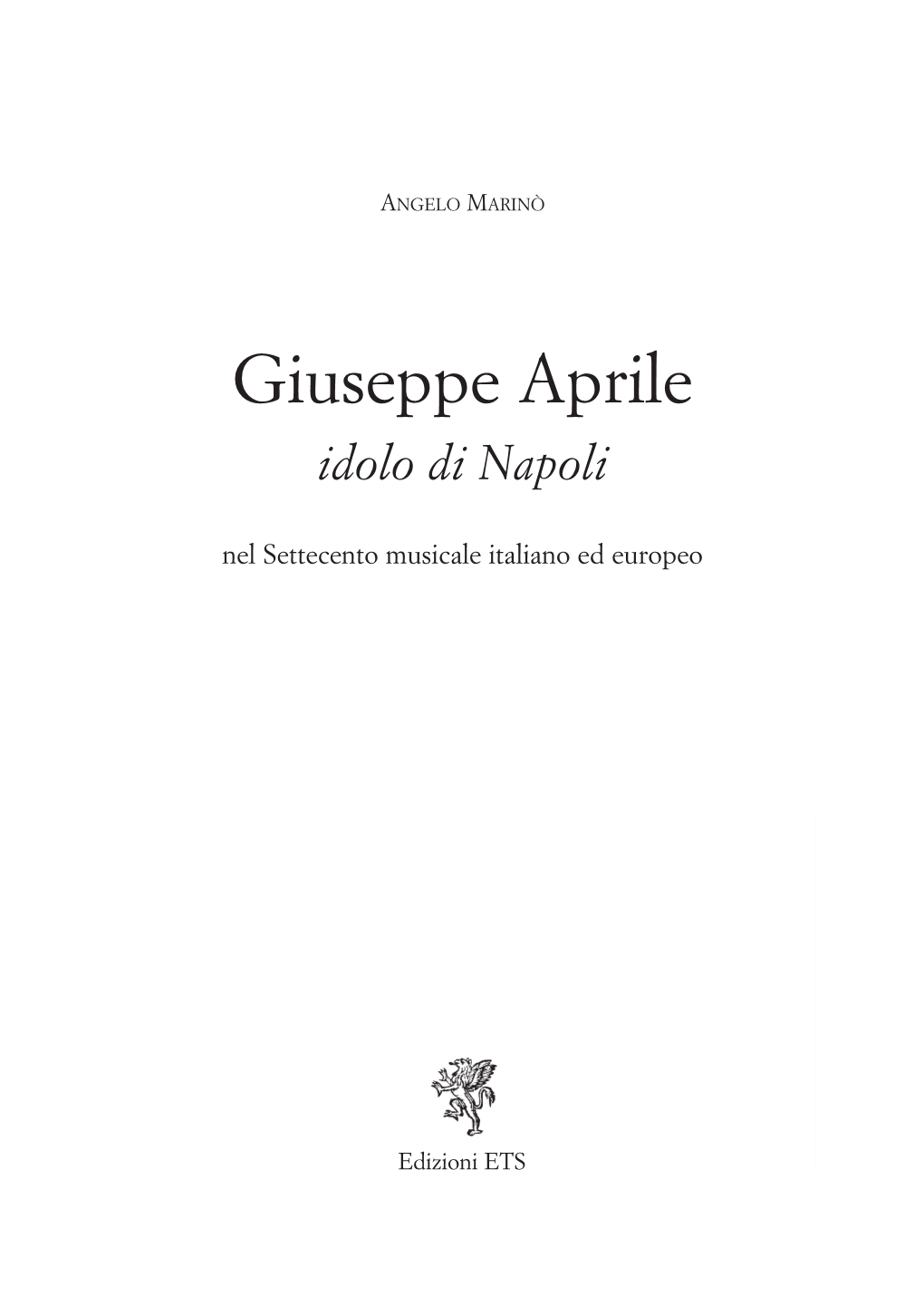 Giuseppe Aprile Idolo Di Napoli