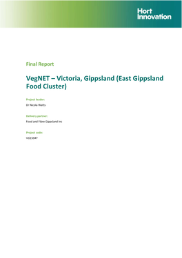 Vegnet – Victoria, Gippsland (East Gippsland Food Cluster)