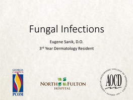 Fungal Infections