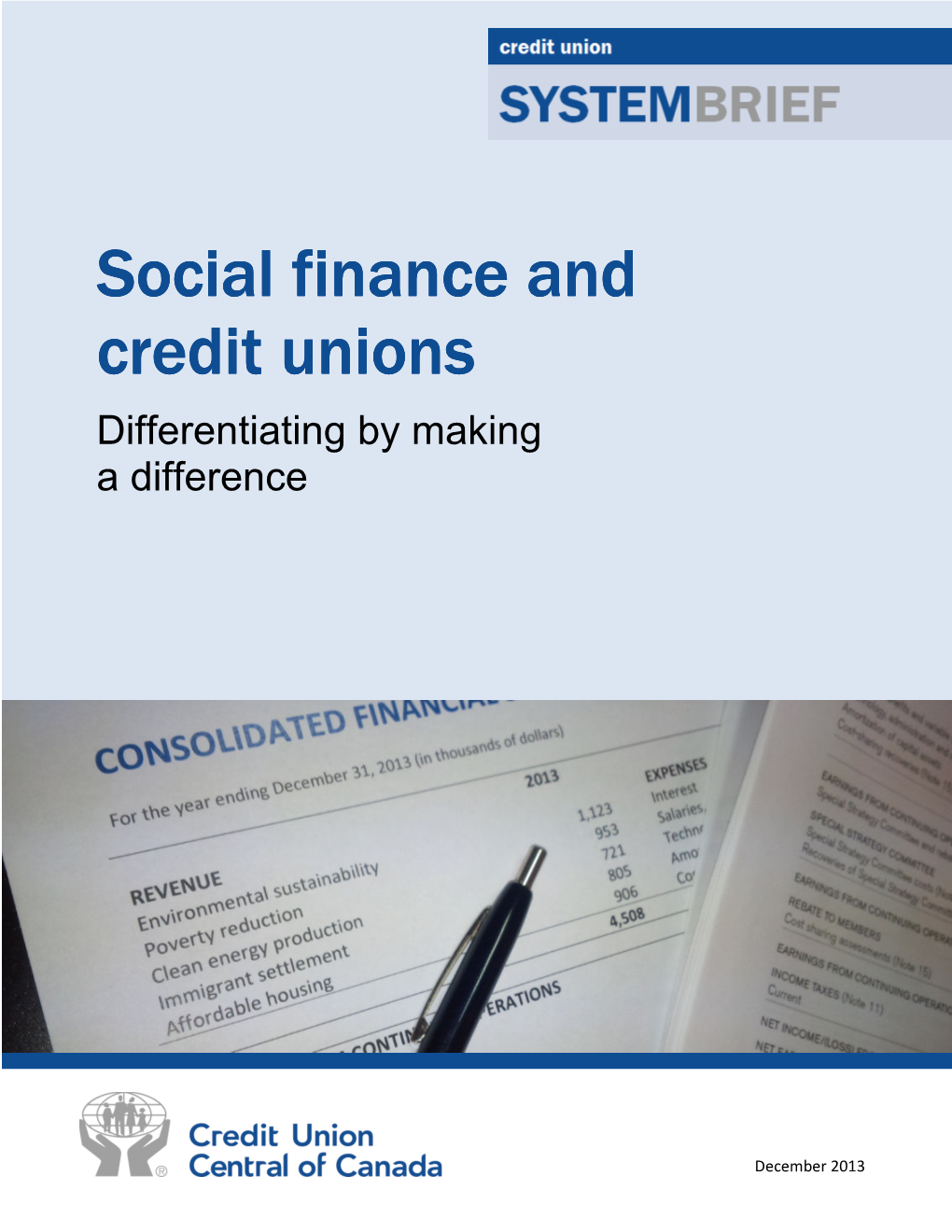 Grassroots Advocacy for Credit Union Leaders Social Finance and Credit