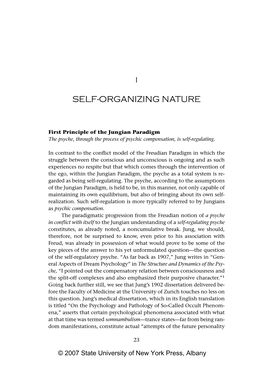 Self-Organizing Nature