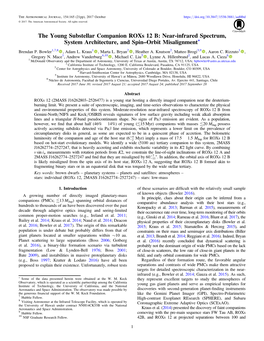 The Young Substellar Companion Roxs 12 B: Near-Infrared Spectrum, System Architecture, and Spin–Orbit Misalignment*