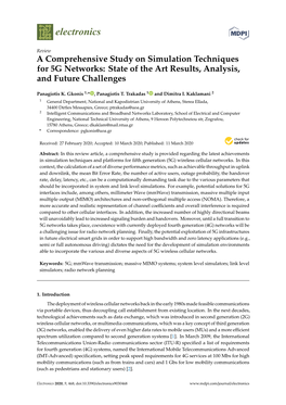 A Comprehensive Study on Simulation Techniques for 5G Networks: State of the Art Results, Analysis, and Future Challenges