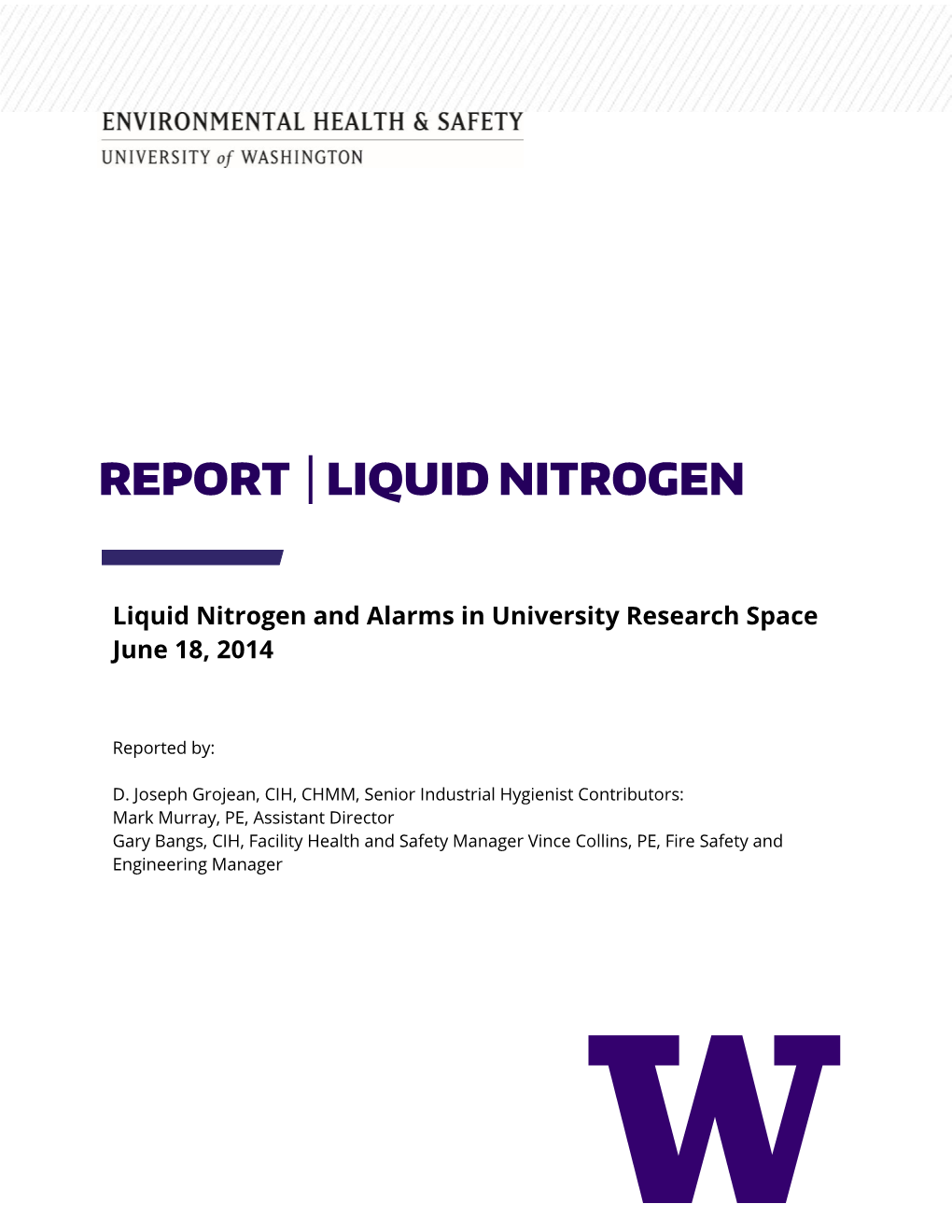 Report Liquid Nitrogen