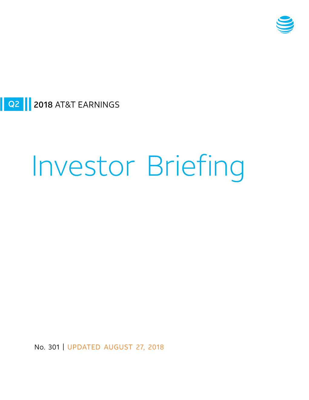 Investor Briefing