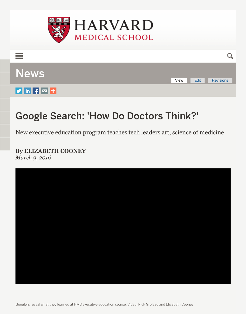 How Do Doctors Think?'