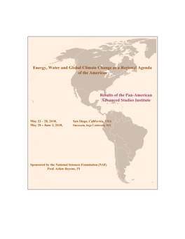 PASI, the Interlinks of Energy, Water, and Climate