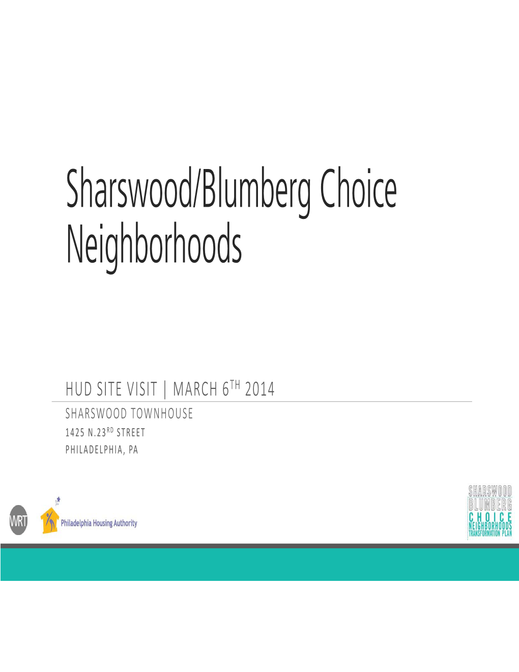 Sharswood/Blumberg Choice Neighborhoods