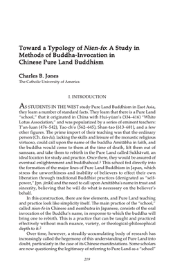 A Study in Methods of Buddha-Invocation in Chinese Pure Land Buddhism