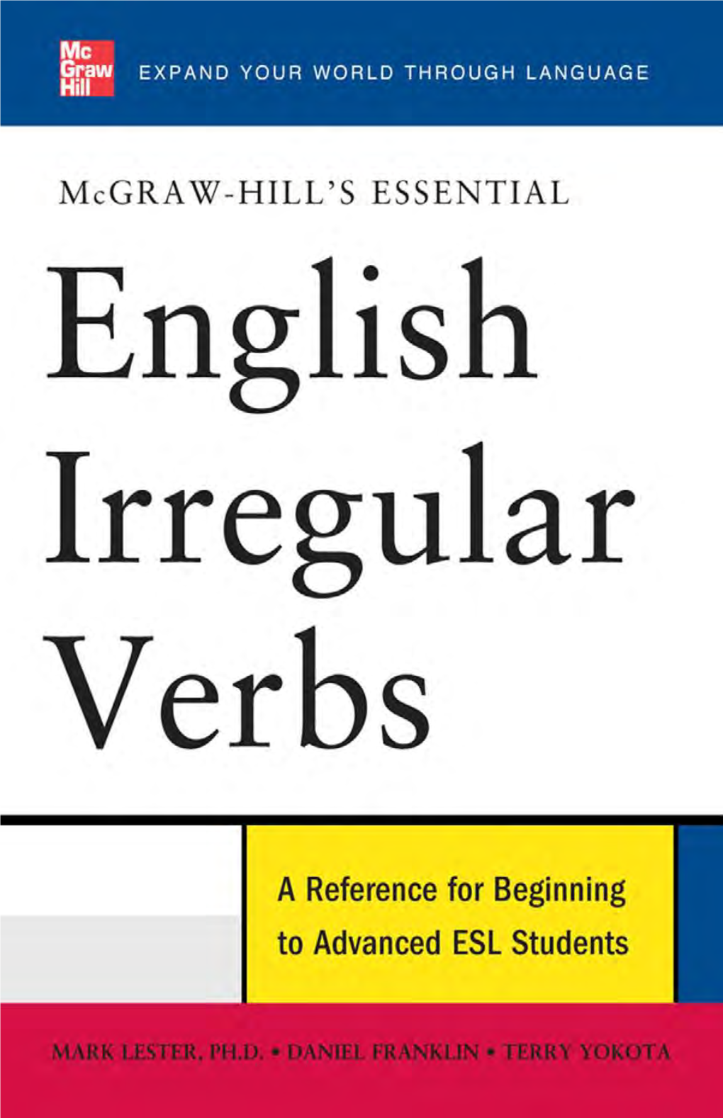 Mcgraw-Hill's Essential English Irregular Verbs (Mcgraw-Hill ESL