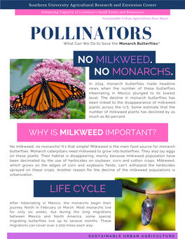 Pollinators Fact Sheet