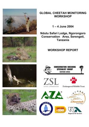 Global Cheetah Monitoring Workshop 1
