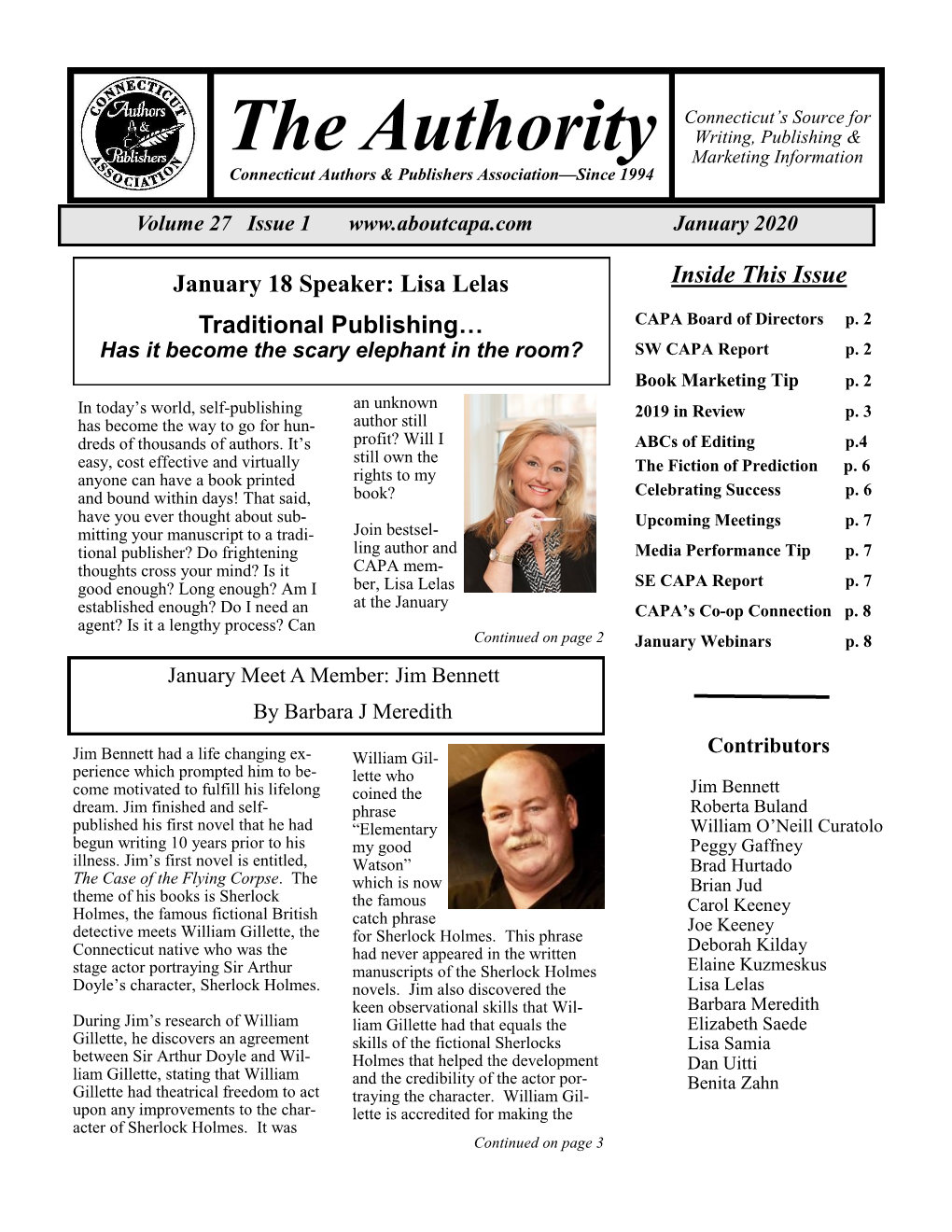 The Authority Writing, Publishing & Marketing Information Connecticut Authors & Publishers Association—Since 1994