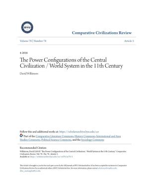 The Power Configurations of the Central Civilization / World System in the 11Th Century