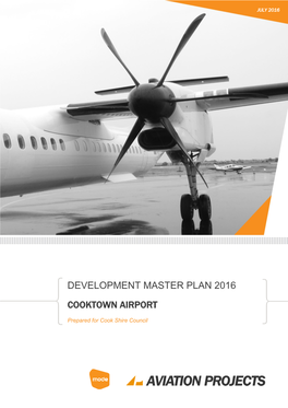 Development Master Plan 2016 Cooktown Airport