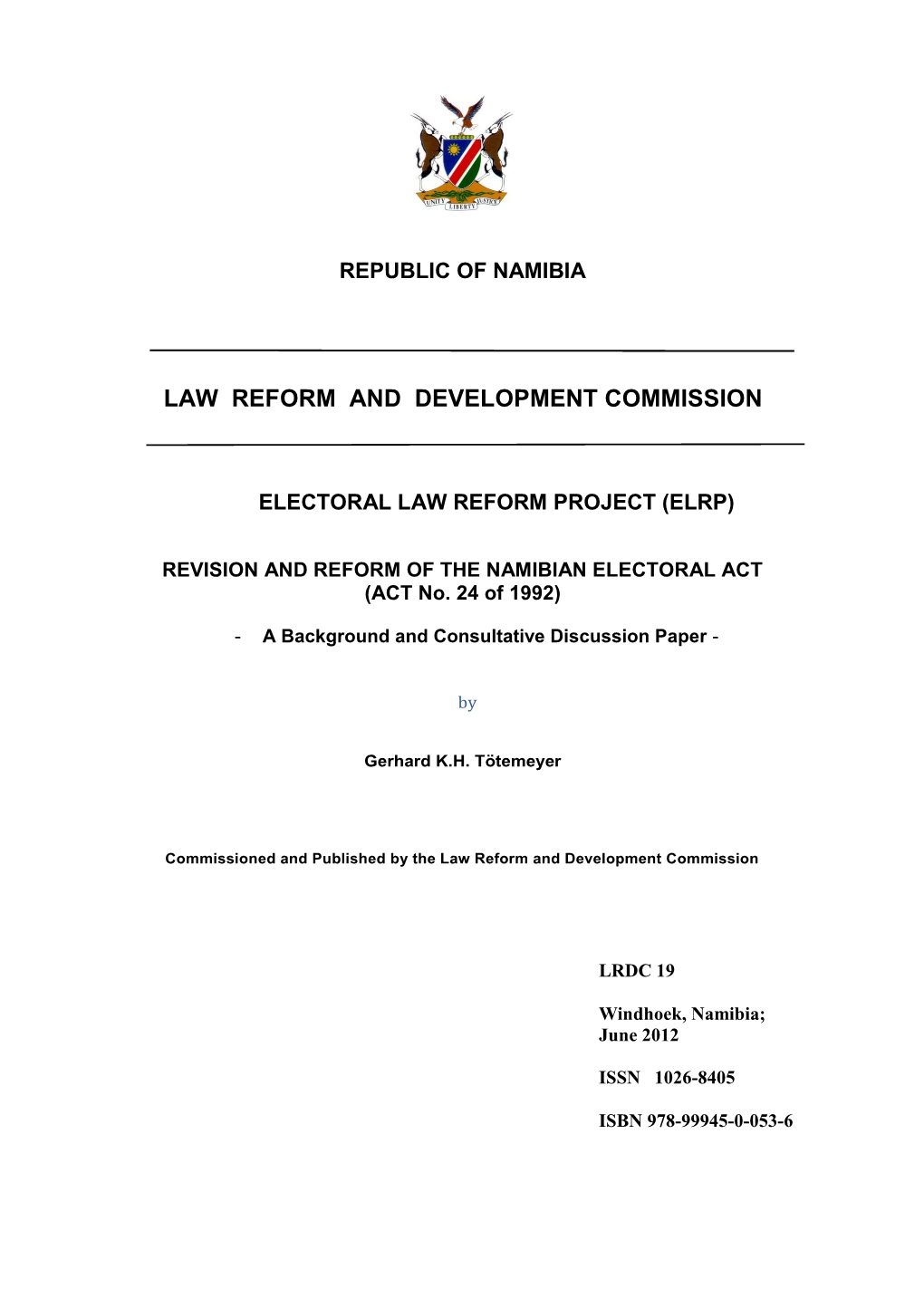 Law Reform and Development Commission