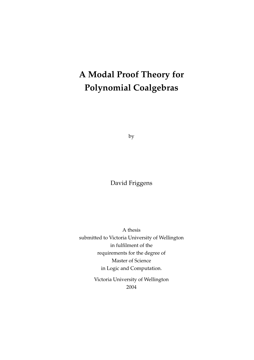 A Modal Proof Theory for Polynomial Coalgebras