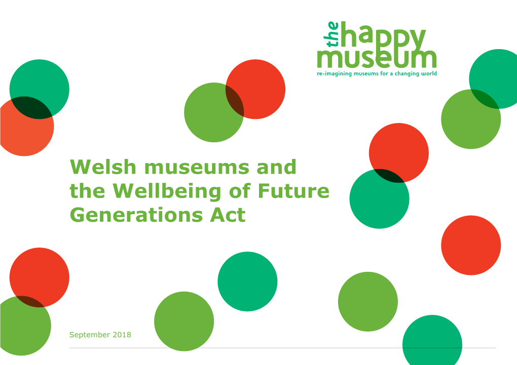 Welsh Museums and the Wellbeing of Future Generations Act