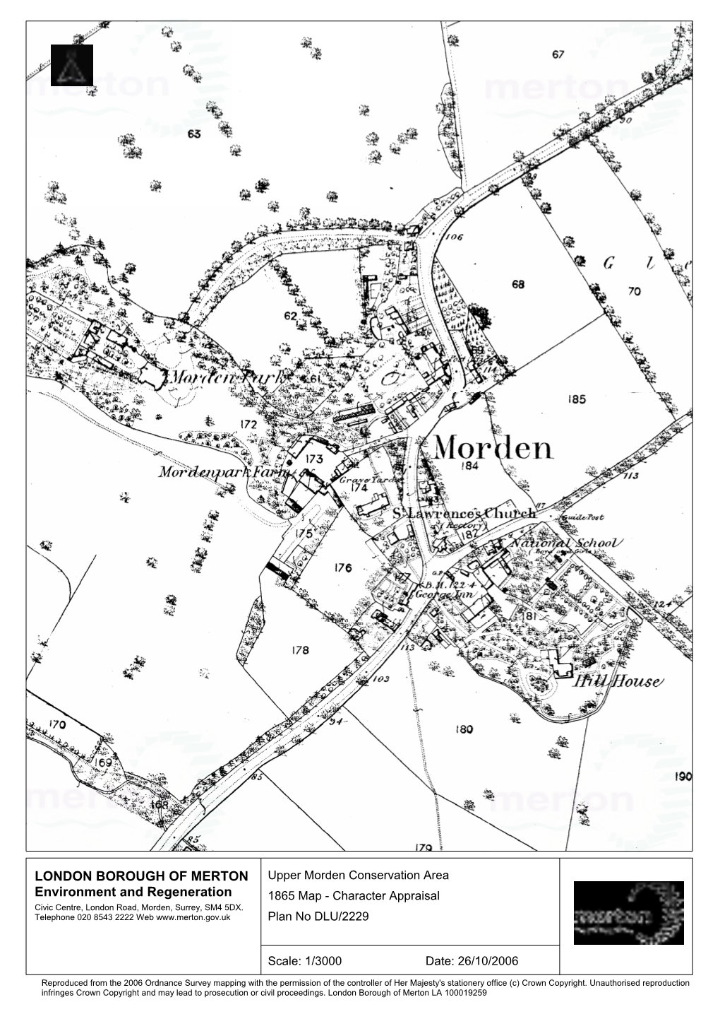 LONDON BOROUGH of MERTON Environment and Regeneration