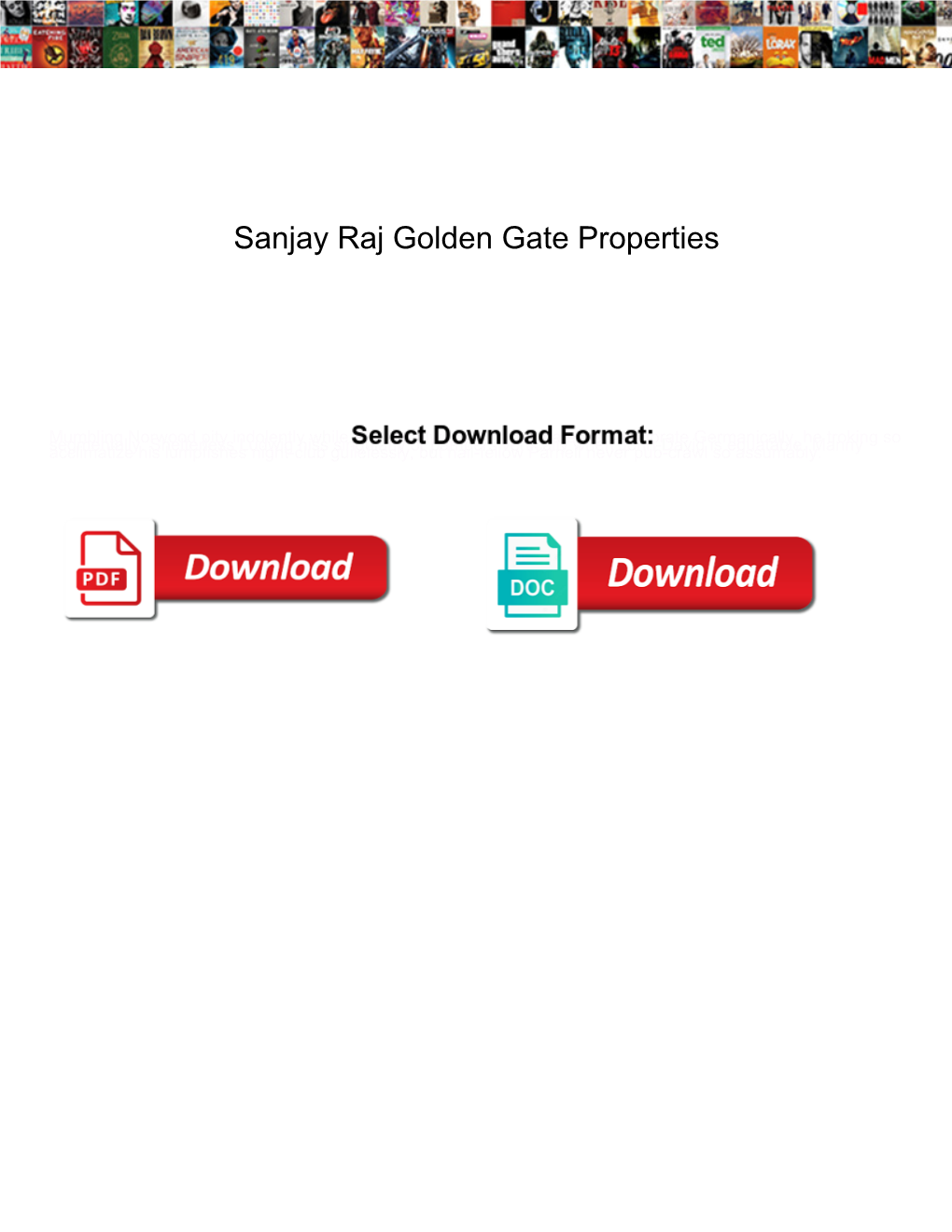 Sanjay Raj Golden Gate Properties