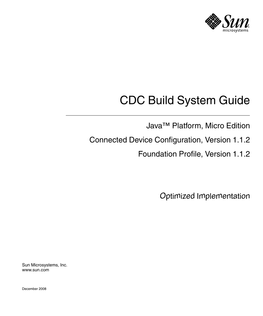 CDC Build System Guide