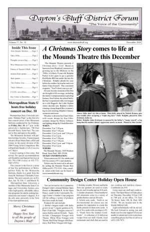 December 2004 Inside This Issue Next Kinetic Kitchen