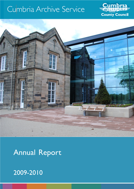 Cumbria Archive Service Annual Report 2009-10