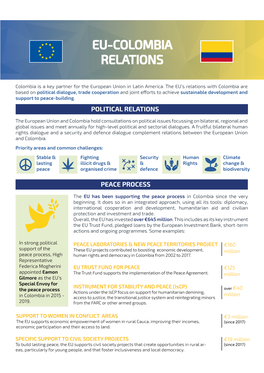 Eu-Colombia Relations