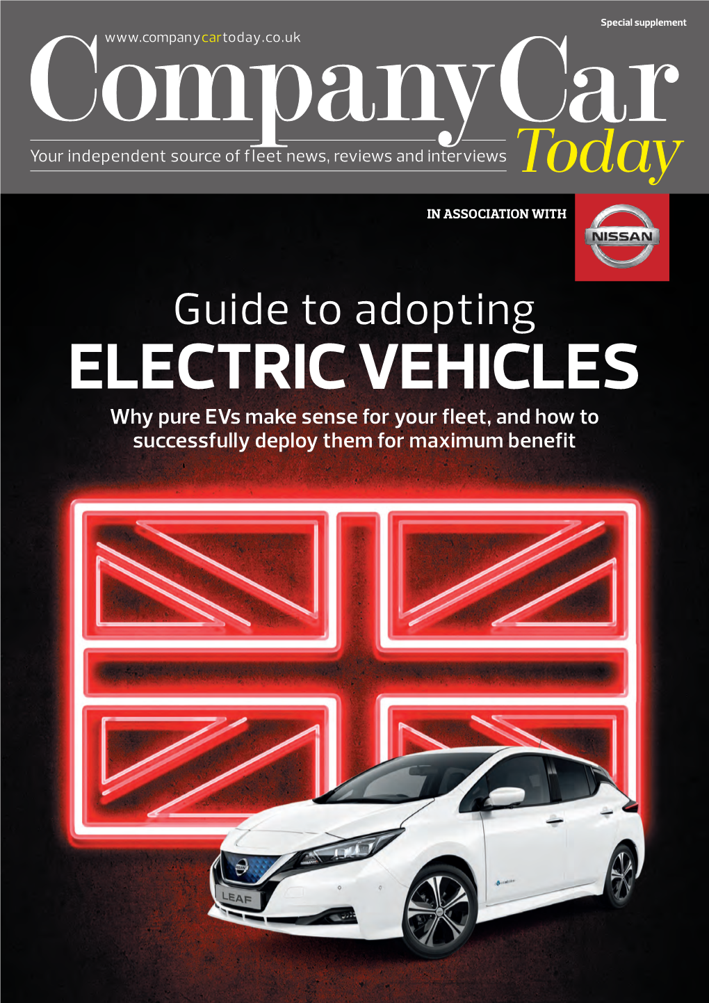 Company Car Today Guide to Electric Vehicles in Association with Nissan