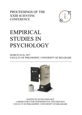 Empirical Studies in Psychology