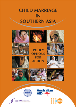 Child Marriage in Southern Asia: Context, Evidence and Policy Options for Action
