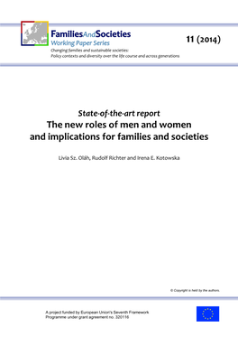 The New Roles of Men and Women and Implications for Families and Societies