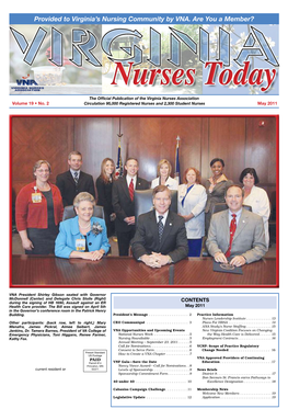 Provided to Virginia's Nursing Community by VNA. Are You A