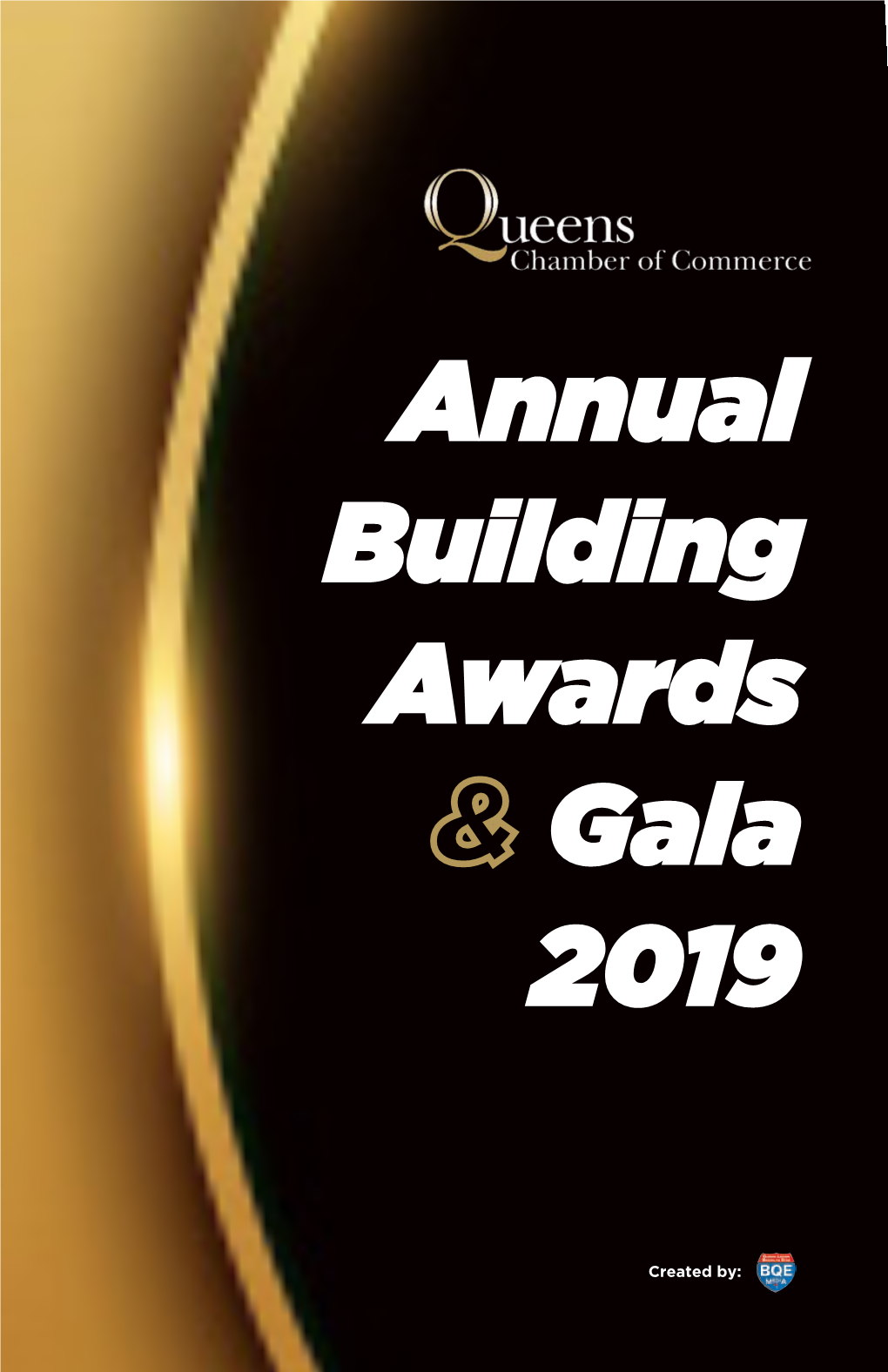 Annual Building Awards Gala 2019