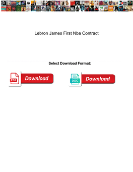 Lebron James First Nba Contract
