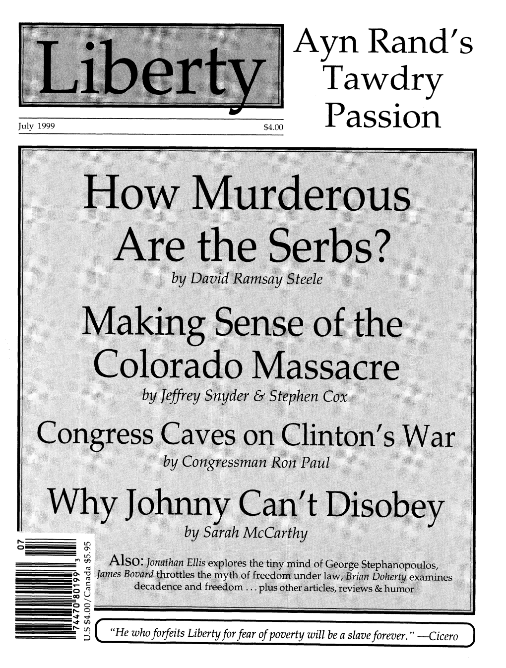 Liberty Magazine July 1999.Pdf Mime Type