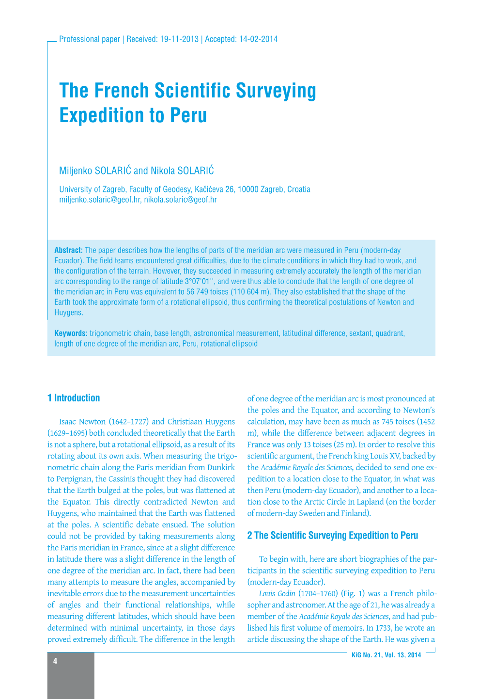 The French Scientific Surveying Expedition to Peru