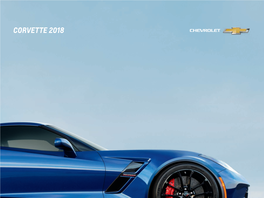 2018 Chevrolet Corvette Catalog