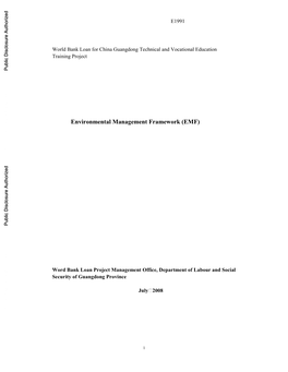7.7 Environmental Monitoring and Environmental Management System
