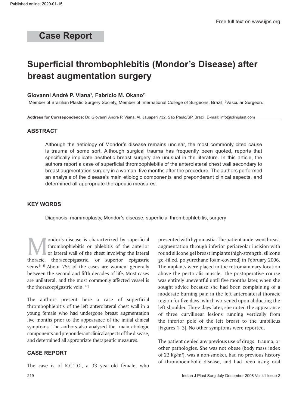 Superficial Thrombophlebitis Mondor′ S Disease After Breast Docslib