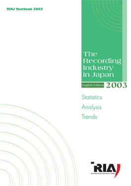 RIAJ Yearbook 2003 the Recording Industry in Japan 2003