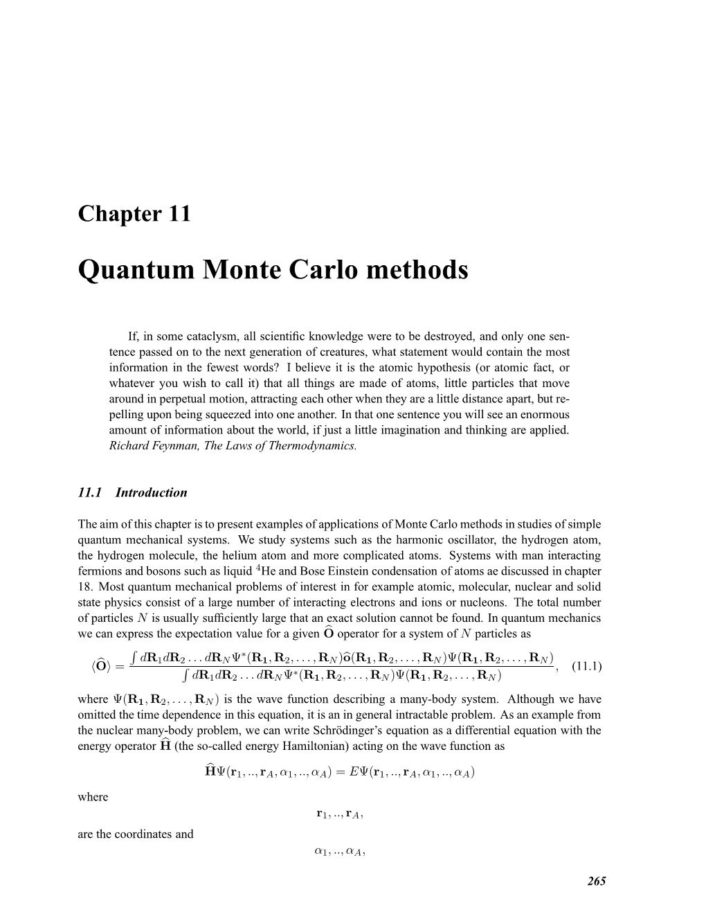 MHJ: Quantum Monte Carlo Methods