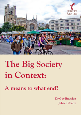 The Big Society in Context